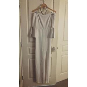 White off the shoulder gown - size 4 - only worn once